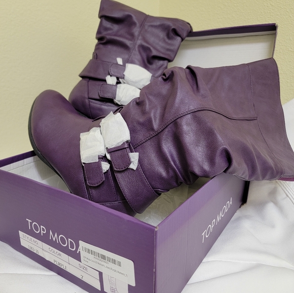 TOP Moda Knee High Boots - Picture 1 of 4